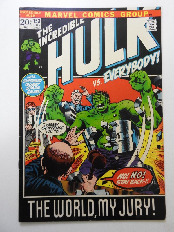 The Incredible Hulk #153 (1972) FN+ Condition!