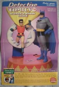 DETECTIVE COMICS #38 BATMAN STATUE Promo poster, Unused, more in our store