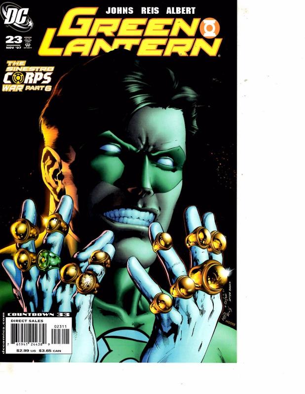 Lot Of 5 Green Lantern DC Comic Books #20 21 22 23 24 Superman Batman LH17