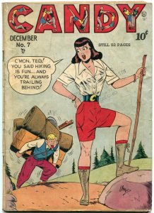 Candy Comics #7 1948- Spicy good girl art- VG