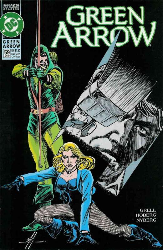 Green Arrow #59 FN ; DC | Mike Grell Black Canary