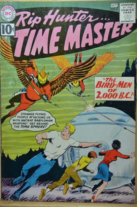 Rip Hunter ... Time Master #4 (1961)  5.0, High Grade!!!