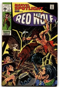 Marvel Spotlight #1-comic book-Origin of Red Wolf 1971