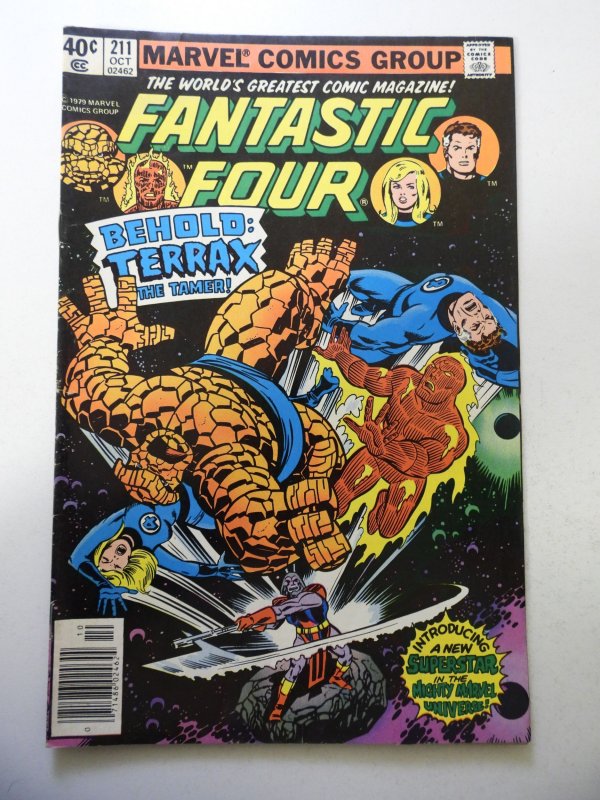 Fantastic Four #211 (1979) 1st App of Terrax! FN/VF Condition