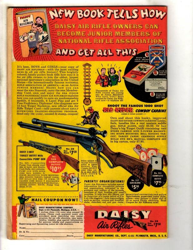 Adventure Comics # 168 VG DC Golden Age Comic Book 1951 Superboy Superman BE1