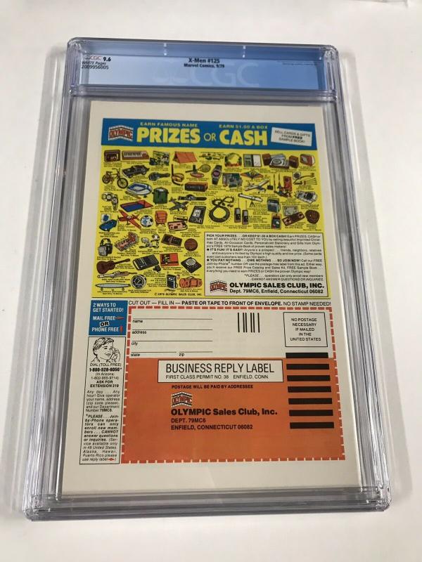 Uncanny X-men 125 Cgc 9.6 White Pages Marvel