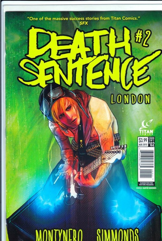 Death Sentence London #2A VF/NM; Titan | save on shipping - details inside