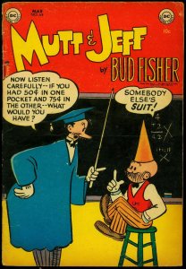 Mutt & Jeff #69 1954- Bud Fisher- Golden Age DC Comic G