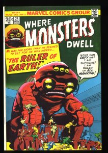 Where Monsters Dwell #25 VF- 7.5