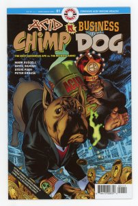 Acid Chimp Vs. Business Dog #1 Ahoy Comics Steve Pugh Variant NM