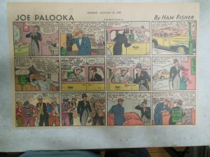 (53) Joe Palooka Sunday Pages by Ham Fisher from 1939 Size: 11 x 15 inches C. Y. 