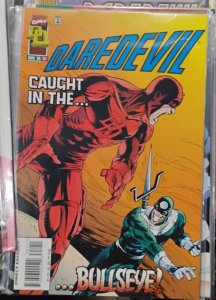 Daredevil # 352  1996  Marvel DISNEY  CAUGHT IN THE BULLSEYE LADY MASTERMIND
