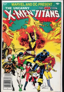 Marvel and DC Present featuring The Uncanny X-Men and The New Teen Titans Dir...