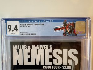 Millar & McNiven's Nemesis #4 CGC 9.4 (2011)