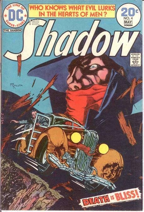 SHADOW (1973) 4 VF+ KALUTA  May 1974 COMICS BOOK