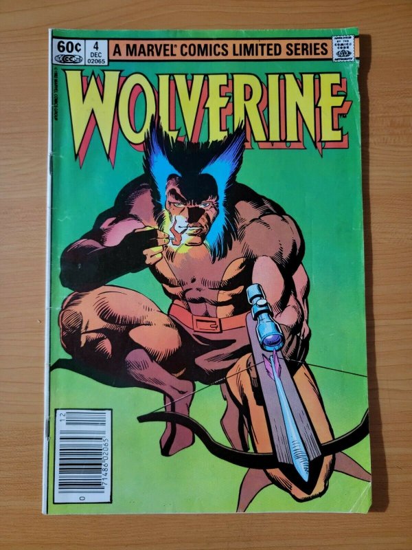 Wolverine #4 ~ VERY GOOD - FINE FN ~ 1982 Marvel Comics
