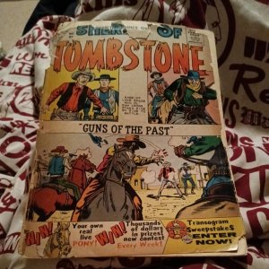 Sheriff Of Tombstone 9 Charlton Comics 1960 Silver Age Western Hero