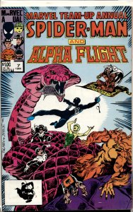 Marvel Team-Up Annual #7 Direct Edition (1984) Alpha Flight
