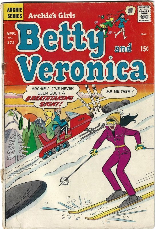 Archie's Girls Betty and Veronica #172 (1970)