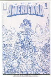 POST AMERICANA (2020 IMAGE) #1 VARIANT 1:50 SKROCE BLUELINE NM G23487