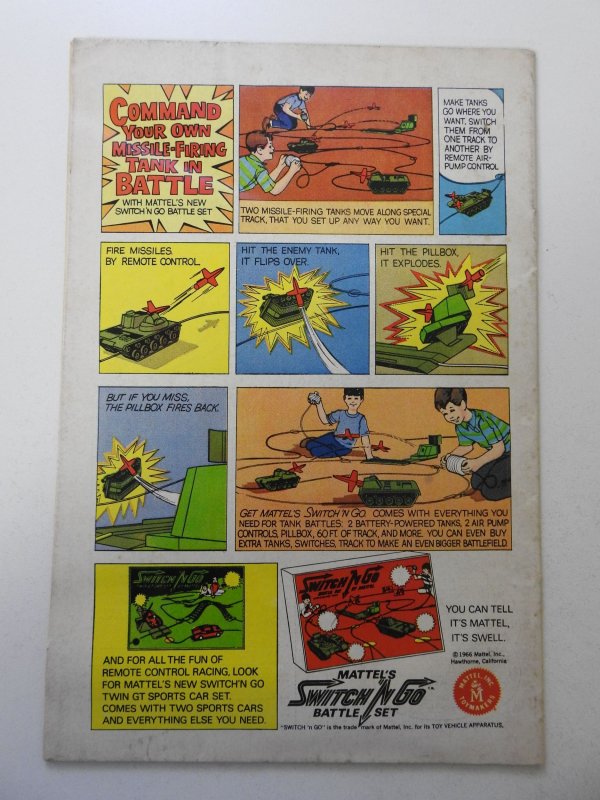 Star Spangled War Stories #128 (1966) VG Cond centerfold detached bottom staple