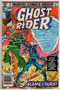 Ghost Rider #72 Newsstand Edition (1982) 9.2 NM-