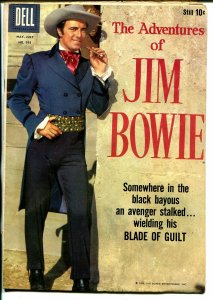 Jim Bowie-Four Color Comics # 993 1958-Dell-Scott Forbes TV series-VG