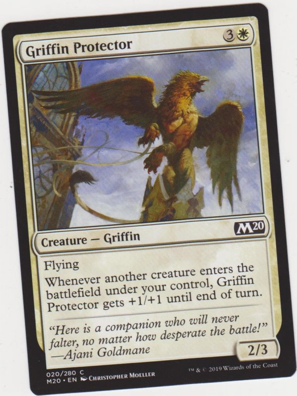 Magic the Gathering: Core Set 2020 - Griffin Protector