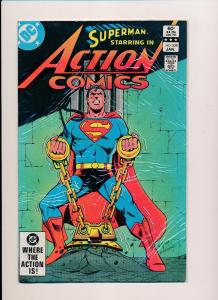 Set of 5-DC Action Comics #536-#540 SUPERMAN FINE/VERY FINE (SRU147)