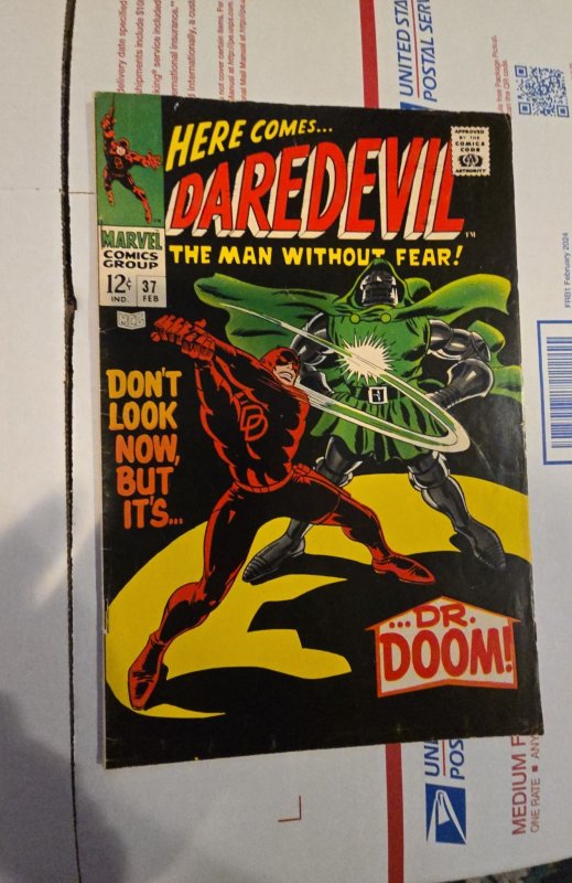 Daredevil #37 (1968) DD vs Dr Doom