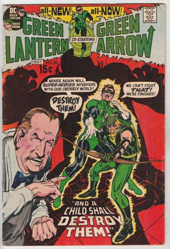 Green Lantern #83 (May-71) FN+ Mid-High-Grade Green Lantern, Green Arrow