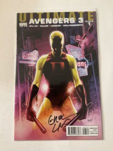 Ultimate Avengers 1 Near Mint Nm Signed Land Marvel