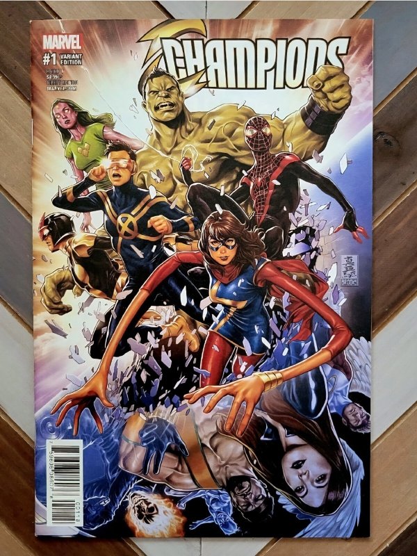 Lot of 12: Champions #1-12 NM- (Marvel 2016) #1 Brooks 1:20 1st Team App, Origin