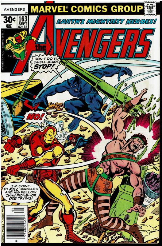 Avengers #163, 8.0 or Better - vs The Champions