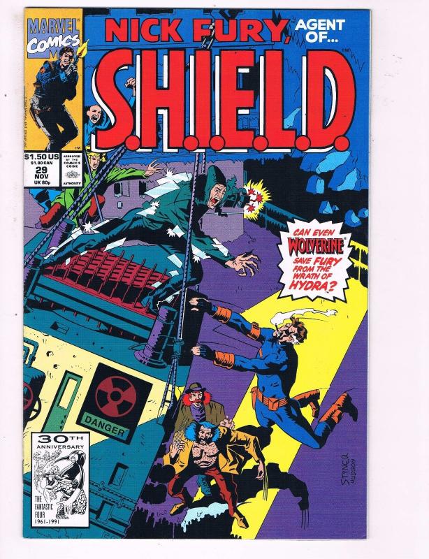 Nick Fury Agent of Shield #29 VF Marvel Comics Comic Book DE7