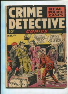 CRIME DETECTIV COMICS #1 (3.0) CLASSIC GOLDEN AGE CRIME!