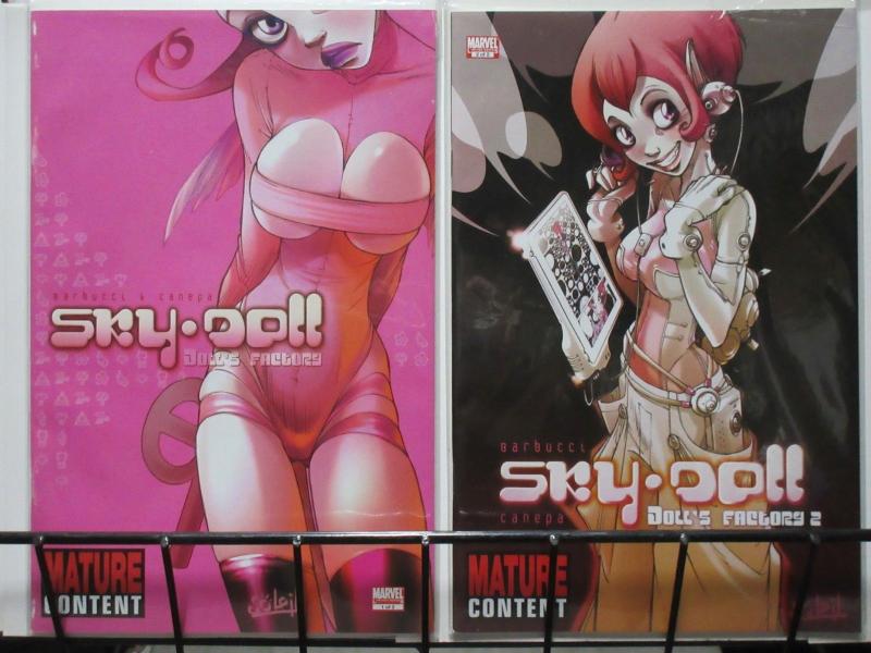 SKY DOLL: Doll's Factory (Marvel, 2009) #1-2 COMPLETE! VF-NM Barbucci & Canepa