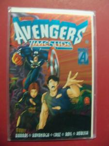 AVENGERS TIMESLIDE  #NN WRAP-AROUND FOIL COVER  (VF/NM 9.0 OR BETTER) MARVEL