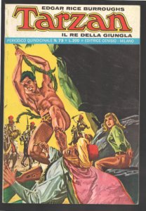 Tarzan Il Re Della Giungla #73 1973-Italian edition-bondage cover-Color & B&W...