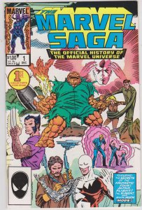 The Marvel Saga The Official History of the Marvel Universe #1 (1985)