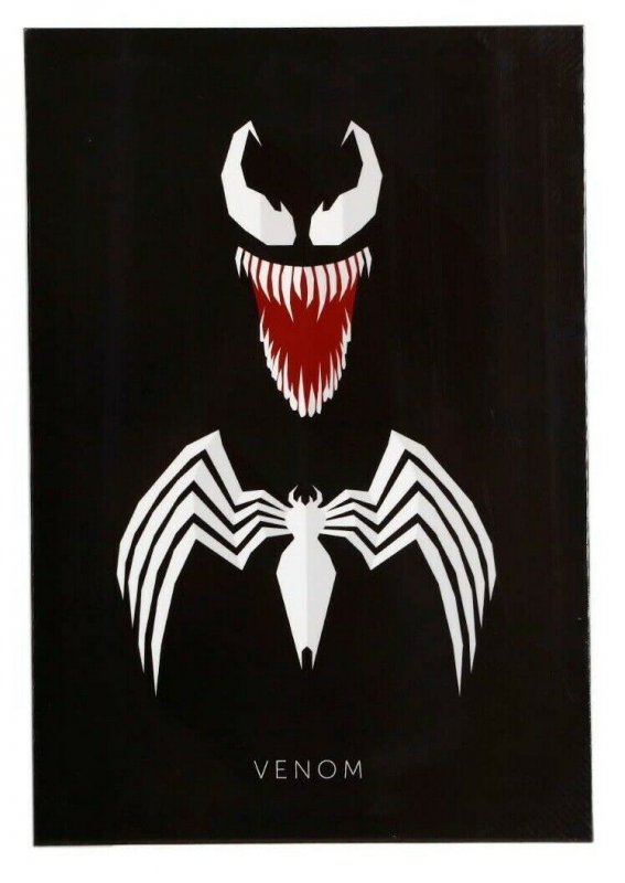 NEW Venom Edge Home Marvel 14x20 Wrapped High Gloss Canvas Art  