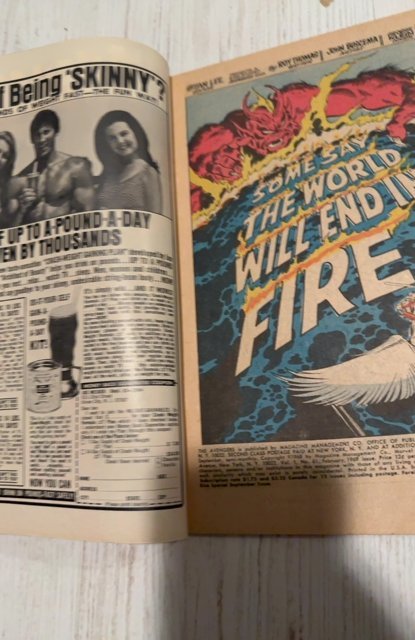 The Avengers #61 (1969)some say the world will end I fire