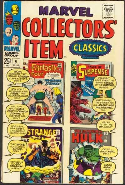 Marvel Collectors' Item Classics #9, Fine- (Stock photo)