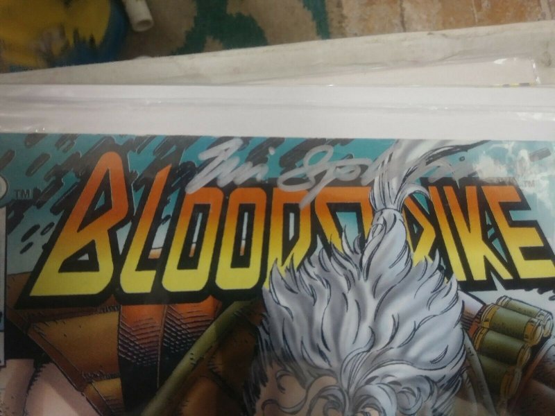 BLOODSTRIKE # 3  1993 IMAGE COMIC AUTOGRAPHED -SIGNED BY ERIC STEPHENSON