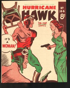 Hurricane Hawk #144 1940's-Reprints the 1935 comic strip by John Dille Co-Mar...