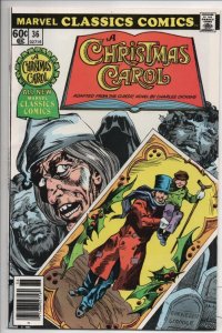 MARVEL CLASSICS #36 CHRISTMAS CAROL VF/NM, 1976 1978, Charles Dixens