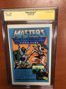Batman Special #1 CPV(CGC 9.2) Signed By Michael Golden