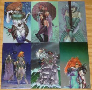 Linsner's Dawn: Venus in Chrome limited edition 6 card chromium set (#1766/2500)