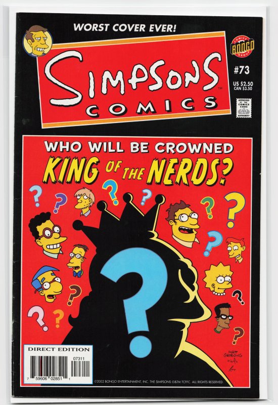 Simpsons Comics #73 (2002) The Simpsons