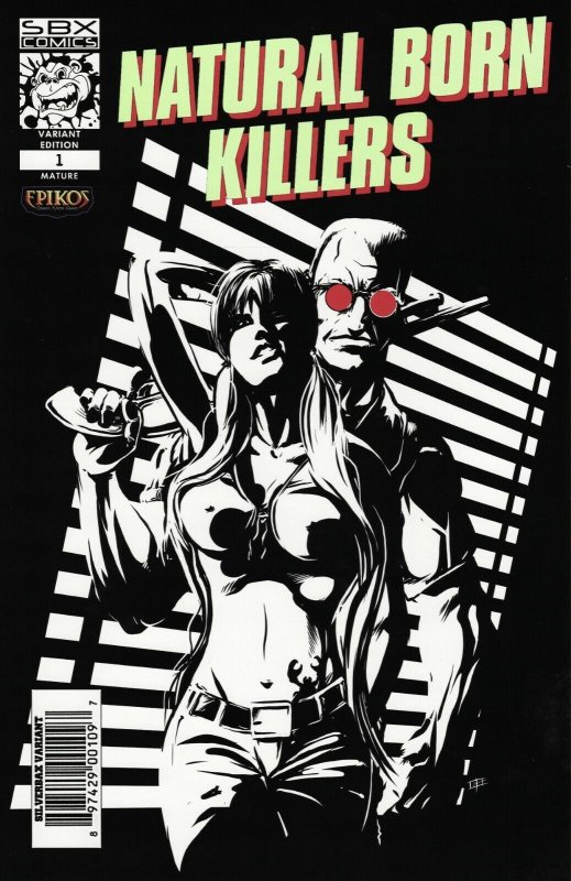 Bryan SilverbaX EXCLUSIVE Art Print 11x17 Natural Born Killers Movie Variant #1 